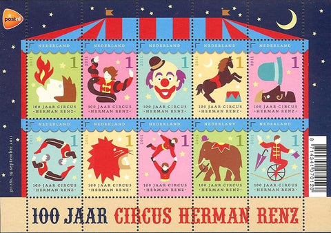 2868-77 100 jaar circus Herman Renz Nederland 2011