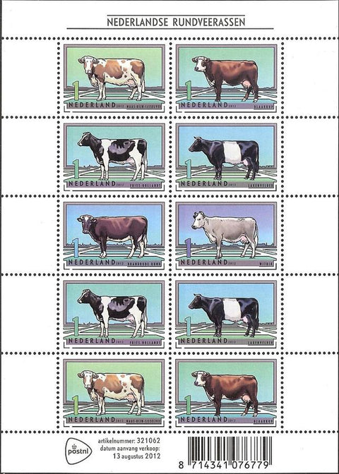 2973V Nederlandse Rundvee rassen Vel 2012