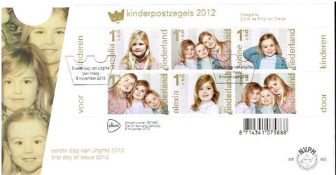 3001E662 Kinderzegels, Prinsesjes Nederland 2012