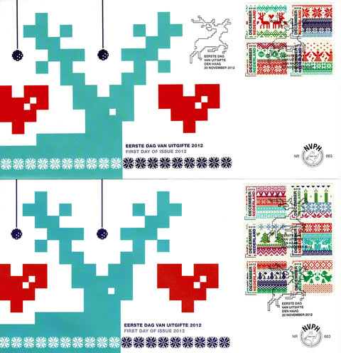 3002E663 Decemberzegels Nederland 2012