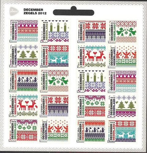 3002V Decemberzegels Vel Nederland 2012