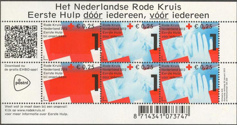 2902 Rode Kruis Blok Nederland 2012
