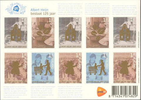 2905V 125 Jaar Albert Heijn Vel Nederland 2012