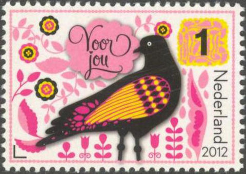 2914a Da's toch een kaart waard Zegel Nederland 2012