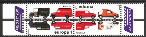 3055-56 Europazegels, Postauto's Nederland 2013