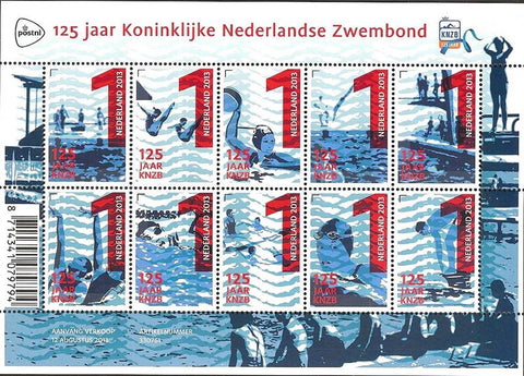 3079-87 125 Jaar Koninklijke Zwembond Nederland 2013