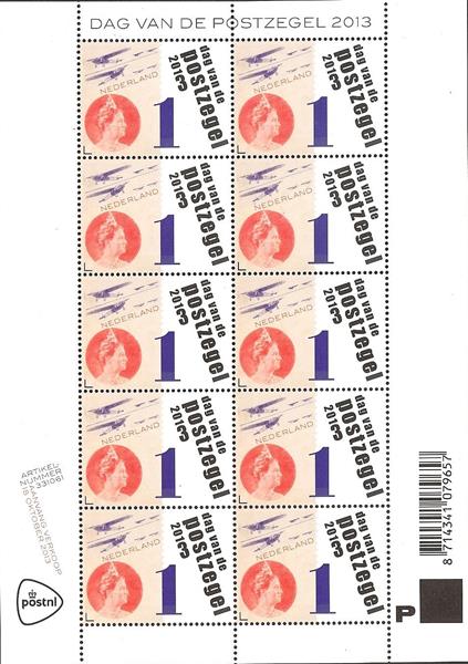 3106V Dag van de Postzegel Vel Nederland 2013