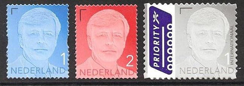 3135-37 Koning Willem Alexander Frankeerzegels Jaartal 2013