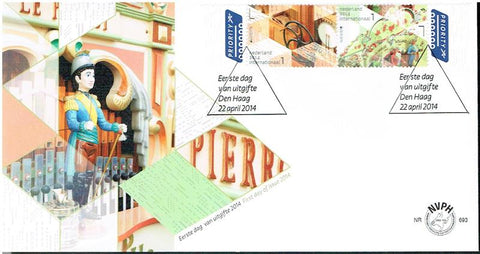 3173E693 Europazegels Nationale Muziekinstrumenten Nederland 2014