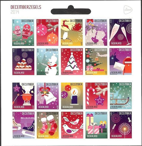 3236-55 Kerstzegels Decemberzegels Nederland 2014