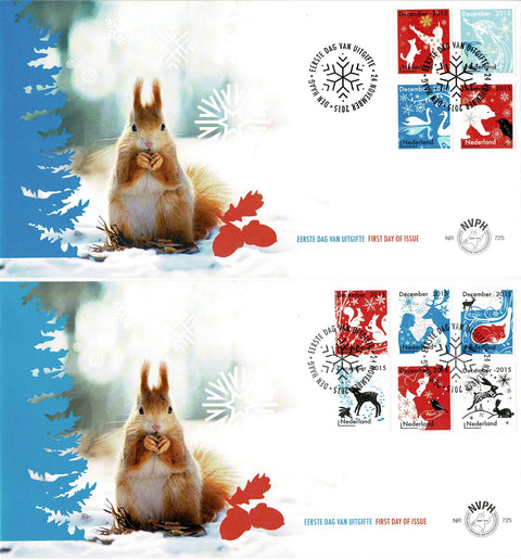 3363-E725AB Decemberzegels Nederland 2015