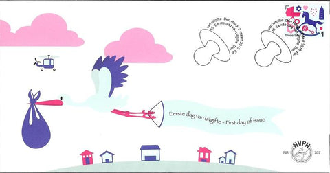 3272-E707 Geboortezegel Nederland 2015