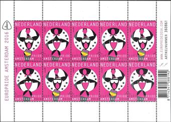 3428-29V Europride Amsterdam Vel - Nederland 2016