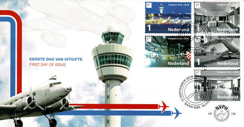 3447-51-E738 100 Jaar Schiphol Nederland 2016