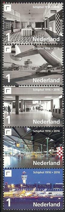 3447-51 100 Jaar Schiphol Nederland 2016
