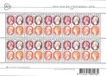 3472V Dag van de Postzegel - Vel Nederland 2016