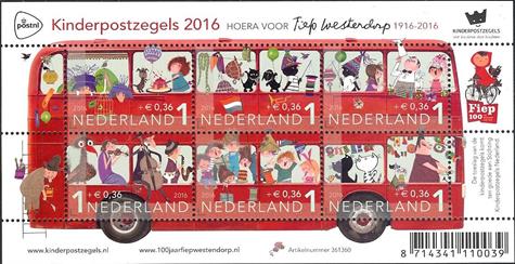 Kinderpostzegels 2016 Blok