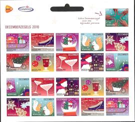 3474Vb Decemberzegels Vel (Logo: Trekpleister) Nederland 2016
