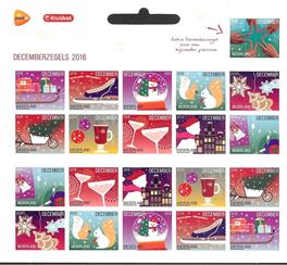 3474Vc Decemberzegels Vel (Logo: Kruidvat) Nederland 2016