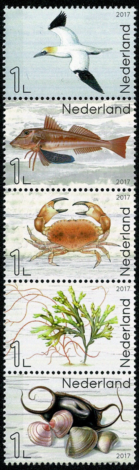 3550/54 Leven in de Noordzee Serie 2017