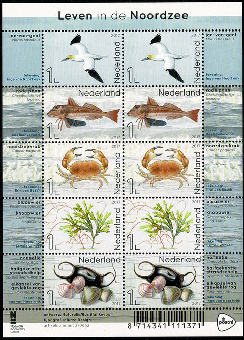 3550/55V Leven in de Noordzee Vel 2017