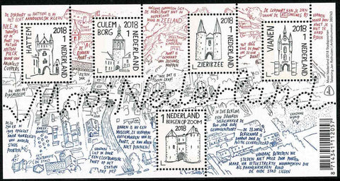 3657 Mooi Nederland Verzamelblok 2018