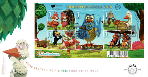 3694-E775 Kinderpostzegels De Fabeltjeskrant 2018