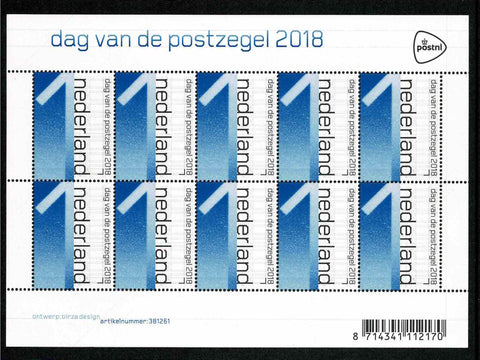 3695V Dag van de Postzegel Vel 2018