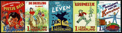 3786-90 Kinderpostzegels Kinderboeken 2019