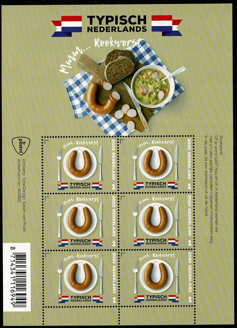 3822V Typisch Nederland Rookworst Vel 2020