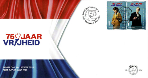 3842-43-E804 75 Jaar Vrijheid 2020