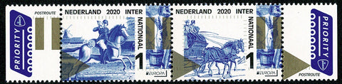3845-46 Europazegels Oude Postroutes 2020