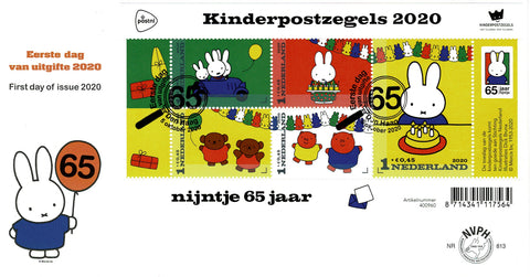 3881-E813 Kinderpostzegels 2020 Nijntje 65 Jaar