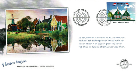 3920-E821 Typisch Nederland Houten Huizen 2021