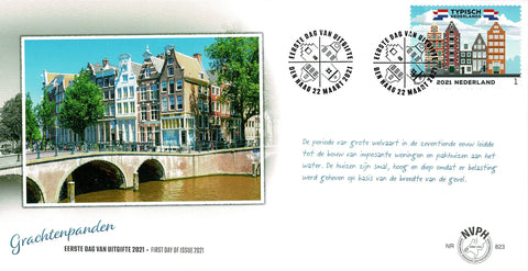 3923-E823 Typisch Nederland Grachtenpanden 2021
