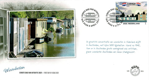 3924-E824 Typisch Nederland Woonboten 2021