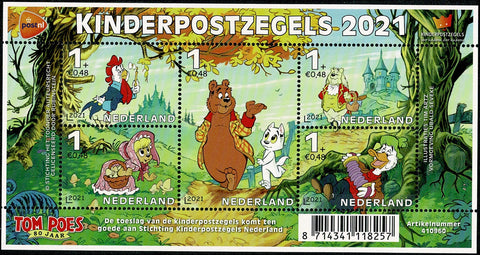3975 Kinderpostzegels Blok Nederland 2021