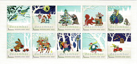3978-87 Decemberzegels Nederland 2021
