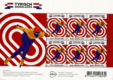 4001V Typisch Nederland Schaatsen Vel 2022