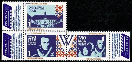 4039-41 250 jaar Willem I Nederland 2022
