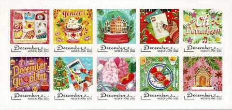 4062-71 Decemberzegels Nederland 2022