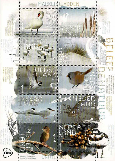 4075-84 Natuur Marker Wadden Nederland 2023