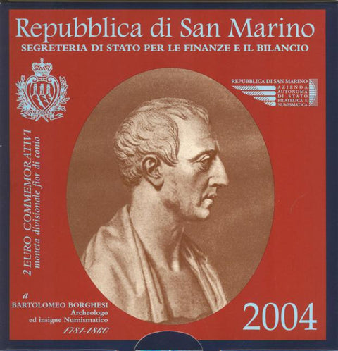 San Marino-2Euro  2004 Borghesi