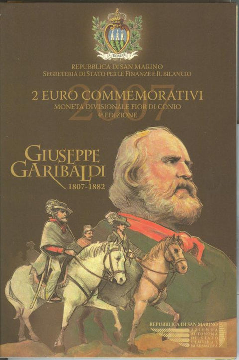 San Marino-2Euro  2007 Garibaldi