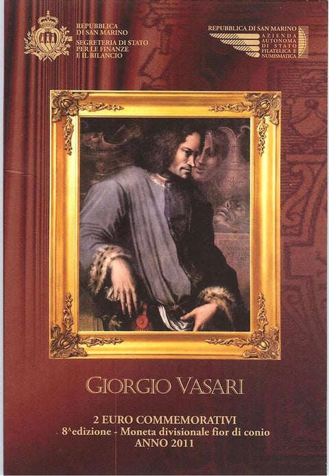 San Marino-2Euro  2011 Giorgio Vasari