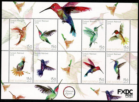 St. Eustatius 2018-5 Vogels Kolibries (180/89)