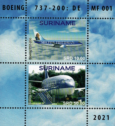 Suriname2021 Boeing 737 Blok (3334/35)