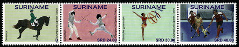 Suriname2021 Olympische Spelen (3369-72)
