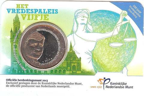 cc032  Vredespaleis Vijfje UNC 2013