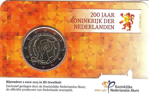 cc033 2 Euro 200 Jaar Koninkrijk BU 2013